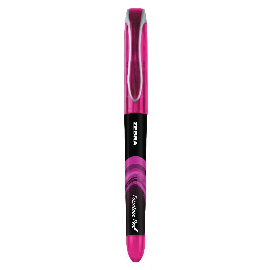 Stilou unica folosinta Zebra Fuente, roz