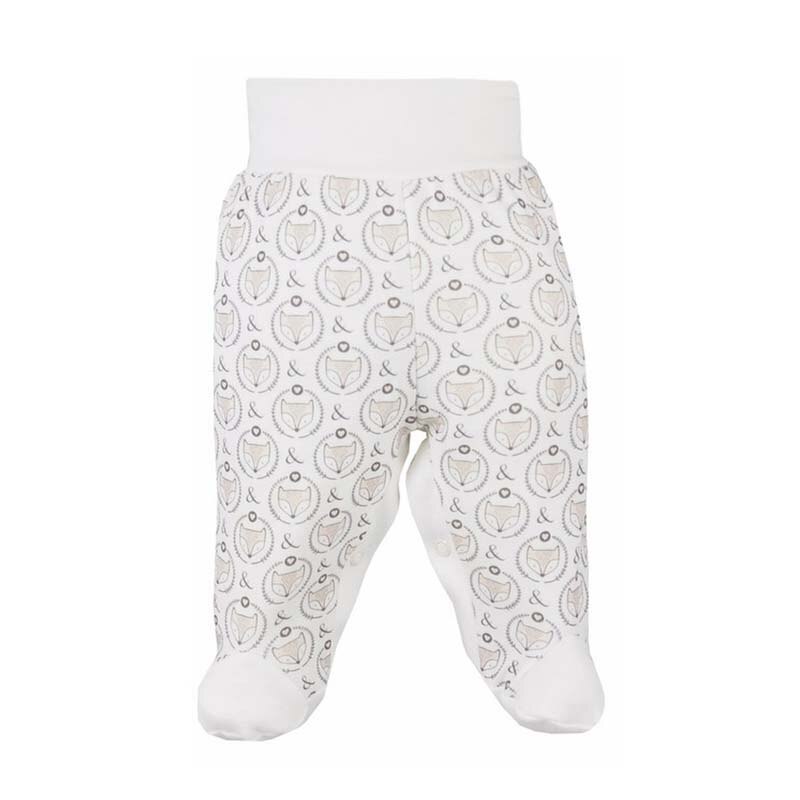 Pantaloni cu botosei pentru bebelusi Koala Lisek 3875-C, Crem, 62 cm