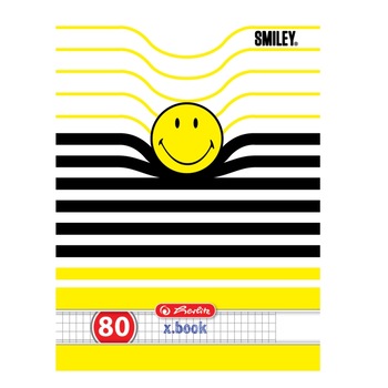 Caiet Herlitz A4, 80 file Smiley, Aritmetica Caiet Herlitz A4, 80 file Smiley, Aritmetica