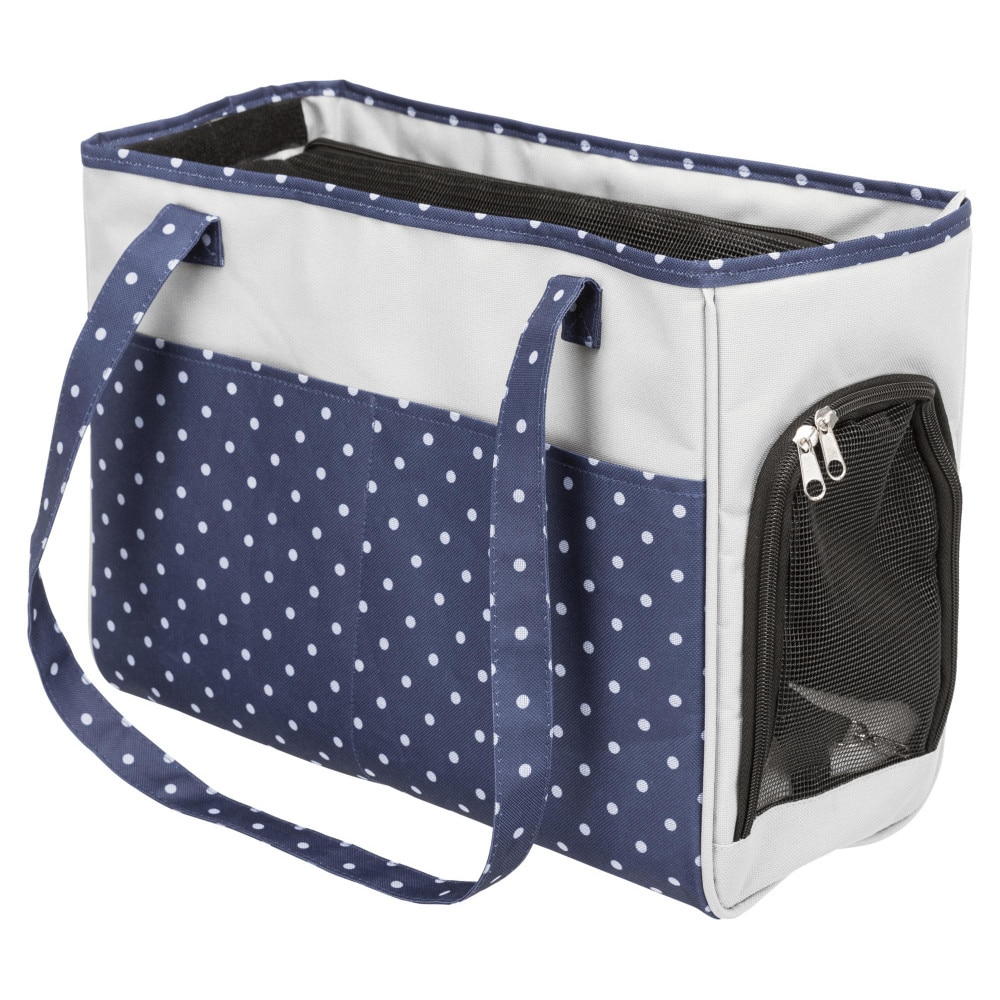 Geanta transport Trixie Bonny albastru/gri 40 × 20 × 29 cm pana la 5 kg 28969
