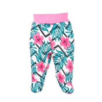 Pantaloni cu botosei pentru fete Koala Tropical 07-191, Roz, 80 cm Pantaloni cu botosei pentru fete Koala Tropical 07-191, Roz, 80 cm