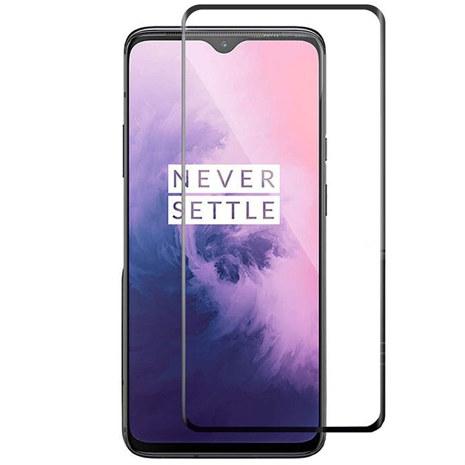 Folie sticla securizata tempered glass OnePlus 7, 3D Black
