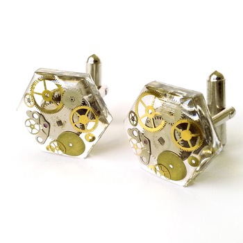 set butoni transparenti inox handmade emilyray cu piese de ceas si rasina imagen 25_0_
0