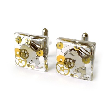 set butoni transparenti inox handmade emilyray cu piese de ceas si rasina imagen 21_0_
0