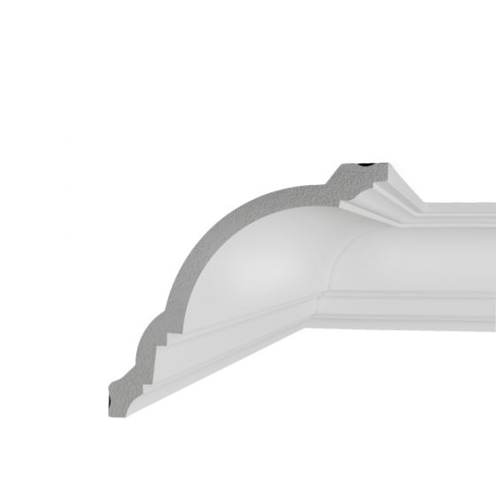 Cornisa decorativa din polimer rigid C18 - 11x12.4x200 cm