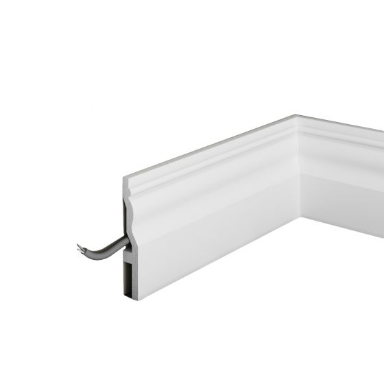 Plinta decorativa din polimer rigid S19 - 11x1.9x200 cm