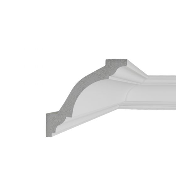 Cornisa decorativa din polimer rigid C15 - 8x8x200 cm