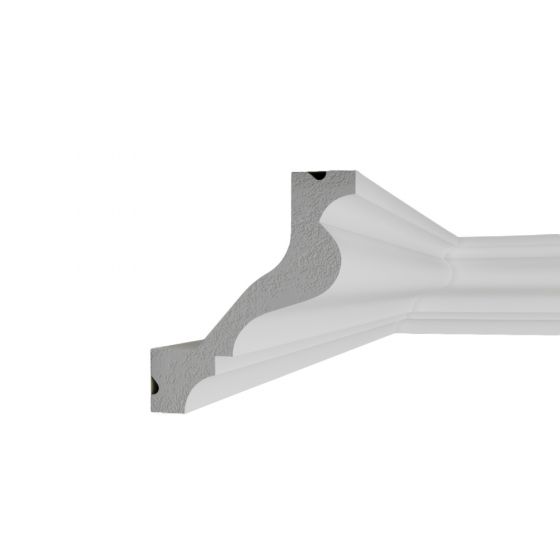 Cornisa decorativa din polimer rigid C13 - 6.5x5.7x200 cm