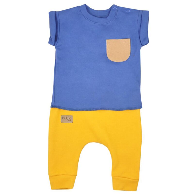 Compleu 2 piese pentru bebelusi Koala Summer Boy 07-727A, Multicolor