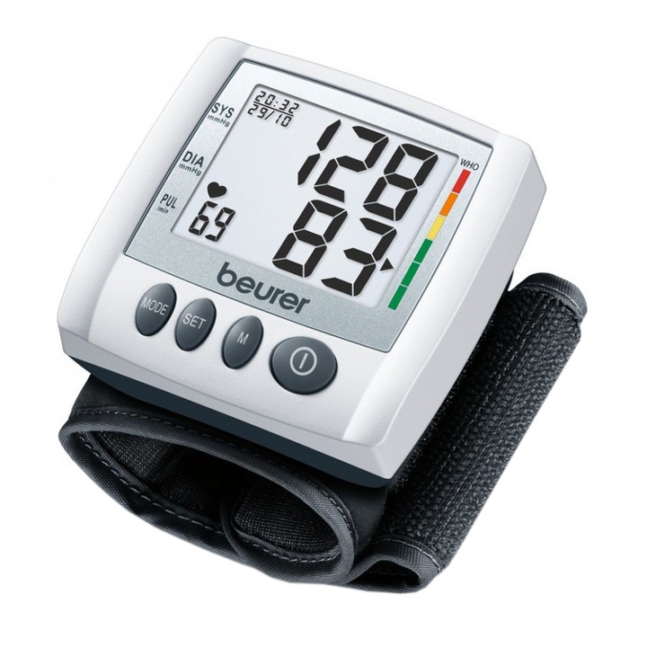 Beurer BC30 csukló vérnyomásmérő, Fehér