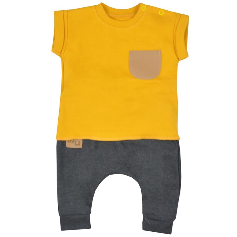 Compleu 2 piese pentru bebelusi Koala Summer Boy 07-727P, Multicolor