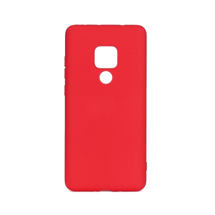 Huawei Mate 20 Forcell Soft matt szilikon klasszikus telefontok, Piros
