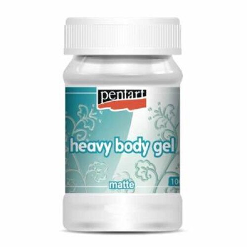 Pasta gel densa (Heavy body gel) Pentart - mat, 100 ml