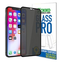 Folie sticla privata iPhone 11 - PRIVACY Tempered Glass, Full Glue, 6D Tehnology - Gekko Mobile