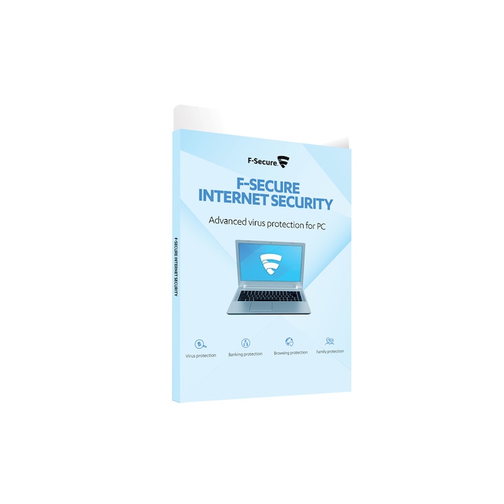 Antivirus F-Secure Internet Security 1 PC, 1 év, elektronikus licenc