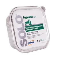 Hrana pentru caini, Solo, conserva monoproteica, carne de iepure, 100 g