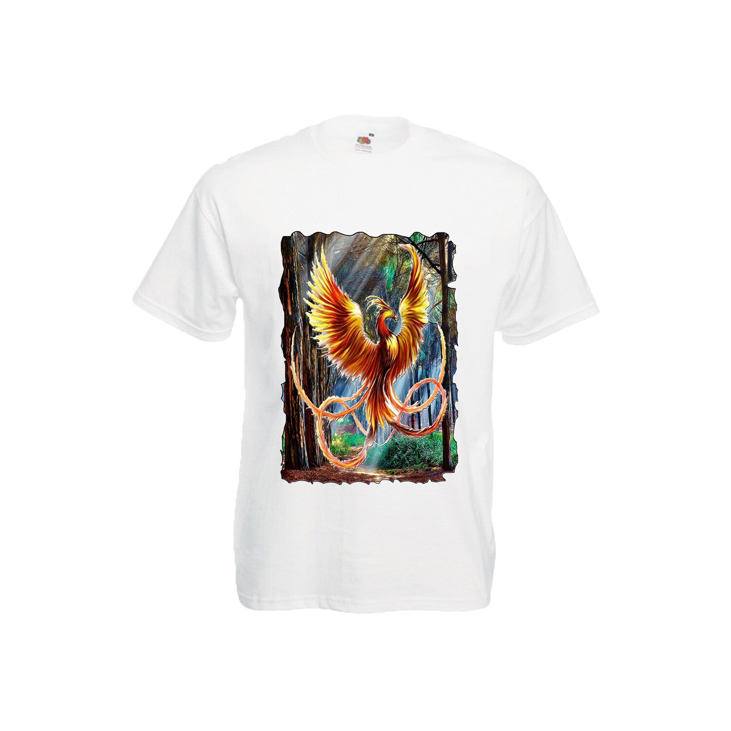Tricou barbatesc personalizat phoenix forrest alb M