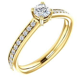 Inel de logodna, Valmand, model i71748, din Aur Galben cu Diamante 0.4 ct Inel de logodna, Valmand, model i71748, din Aur Galben cu Diamante 0.4 ct