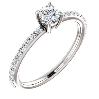 Inel de logodna, Valmand, model i71638, din Aur Alb cu Diamante 0.4 ct Inel de logodna, Valmand, model i71638, din Aur Alb cu Diamante 0.4 ct