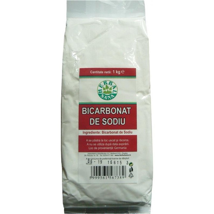 Bicarbonat de Sodiu 1kg Herbavit