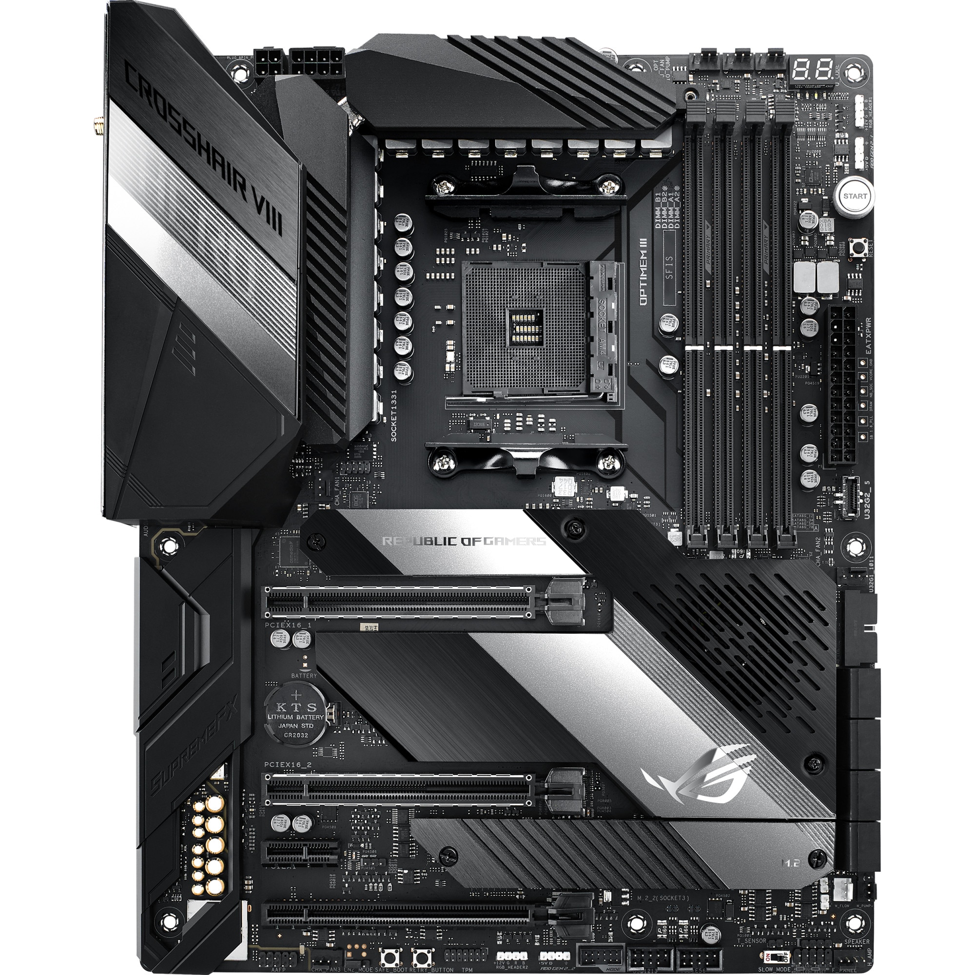 Placa de baza ASUS ROG CROSSHAIR VIII HERO (WI-FI AC) Socket AM4
