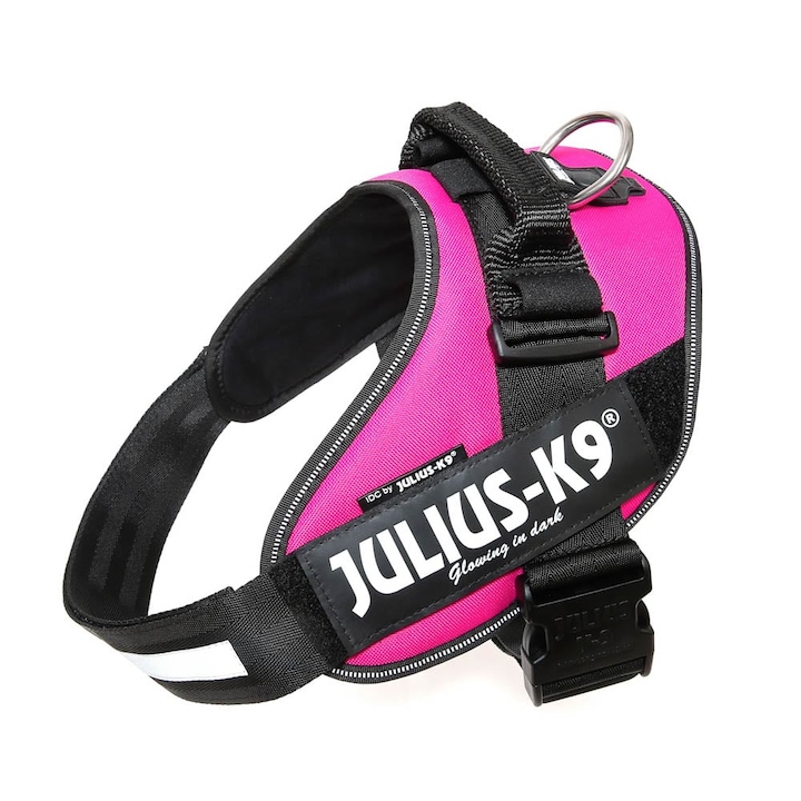 Julius K9 IDC Power колан за кучета 7-15 кг тъмно розов