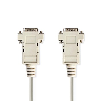 Cablu VGA tata - VGA tata 2m gri, Nedis Cablu VGA tata - VGA tata 2m gri, Nedis