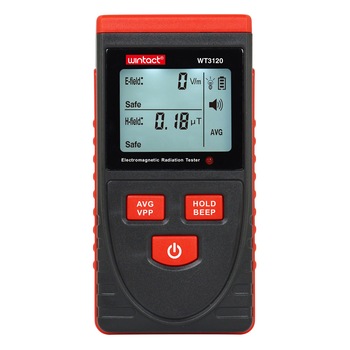 Detector de radiatii electromagnetice, masoara radiatia campului electric si magnetic, Benetech, GM3120 Detector de radiatii electromagnetice, masoara radiatia campului electric si magnetic, Benetech, GM3120
