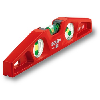 Nivela turnata trapezoidala cu magnet, SOLA Austria, MM5 25, 25cm Nivela turnata trapezoidala cu magnet, SOLA Austria, MM5 25, 25cm