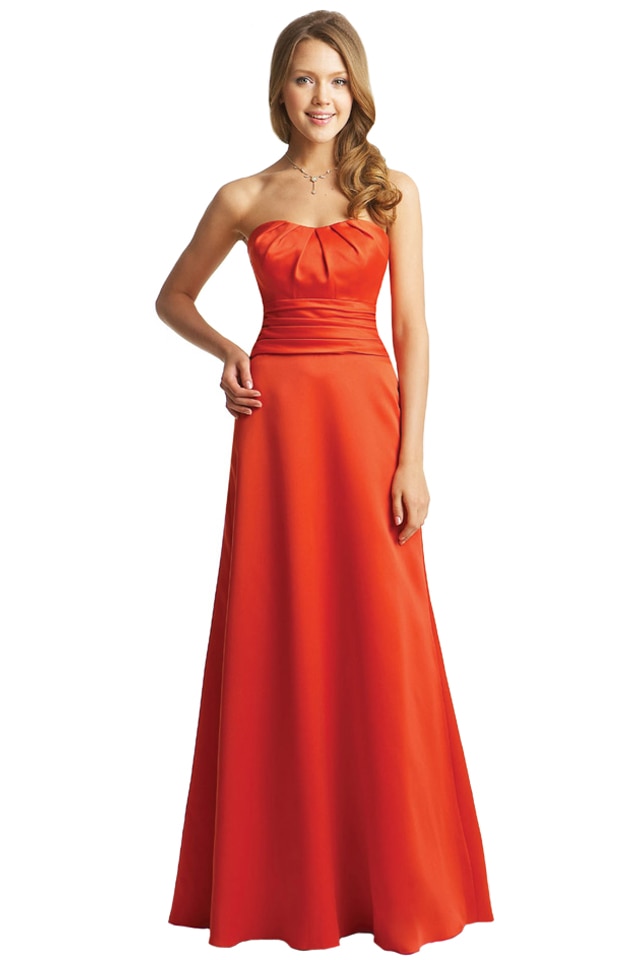 Rochie lunga de ocazie Jasmine Belsoie dama, Portocaliu