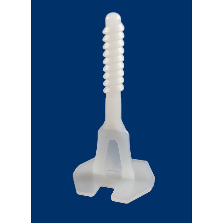 TLS105 Csavaros Lapszintező Talp 100 db,2 mm Fuga,3-24 mm Lapvastagság,fehér