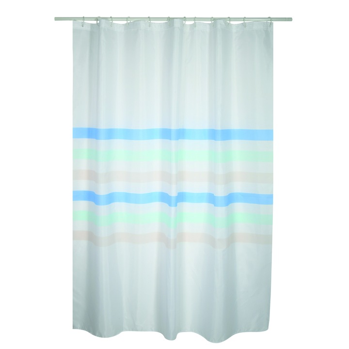 Perdea dus Premium Poliester, Msv, 180x200 cm, DEAUVILLE