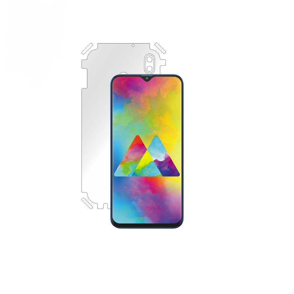 Folie Smart Protection Samsung Galaxy M20 2019 spate si laterale, protectie completa spate+Smart Spray®,Smart Squeegee® si microfibra inclus