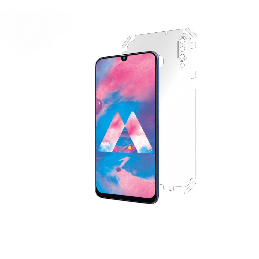 Folie Smart Protection Samsung Galaxy M30 2019 spate si laterale, protectie completa spate+Smart Spray®,Smart Squeegee® si microfibra inclus