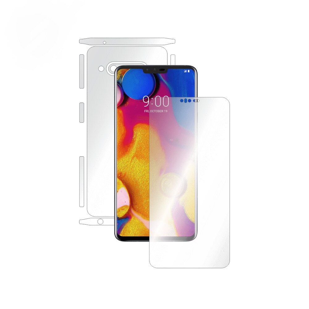 Folie Smart Protection LG V40 ThinQ fullbody,protectie completa ecran si spate+Smart Spray®,Smart Squeegee®,instructiuni instalare si microfibra incluse