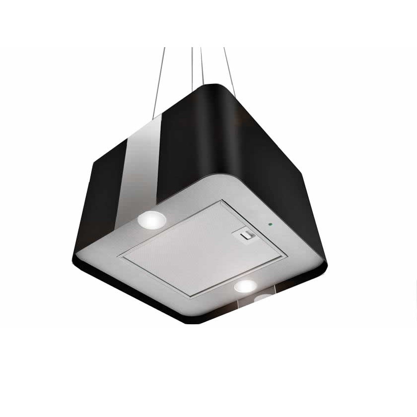 Hota insula Airforce F181 Black 45 cm, putere de absorbtie 650 mc/h, 1 motor, 4 trepte de viteza, telecomanda, negru