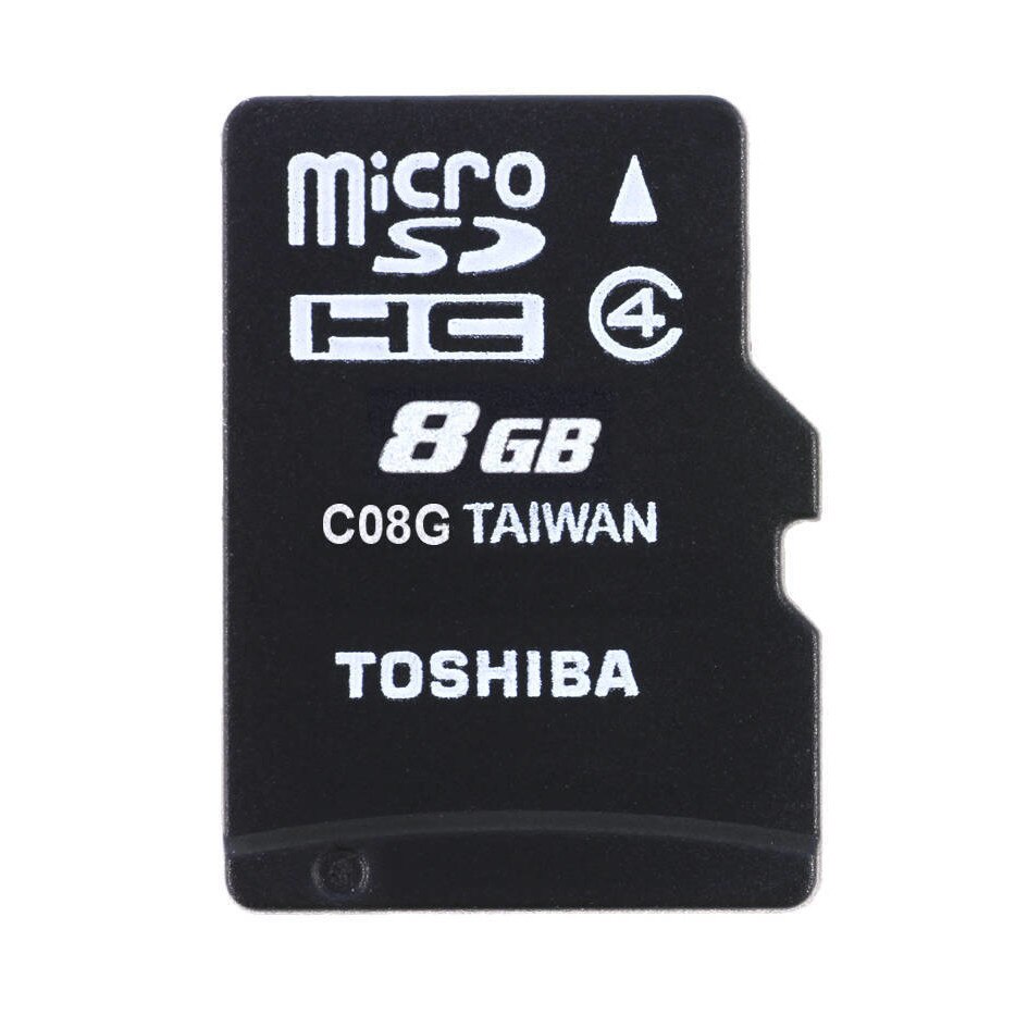 Card Toshiba Micro SDHC 8GB Clasa 4 + Adaptor SD SD-C08GJ