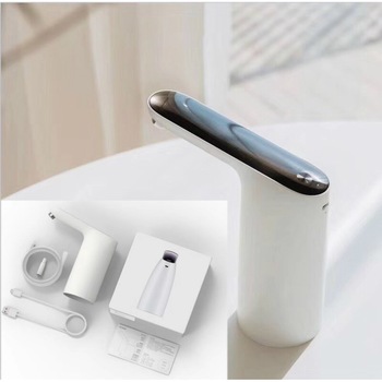 Pompa electrica pentru bidon apa, Dispenser/Dozator, DEKA DK-7082, Buton ON/OFF, Incarcare USB, Uz casnic/Birou, Alb/Negru Pompa electrica pentru bidon apa, Dispenser/Dozator, DEKA DK-7082, Buton ON/OFF, Incarcare USB, Uz casnic/Birou, Alb/Negru