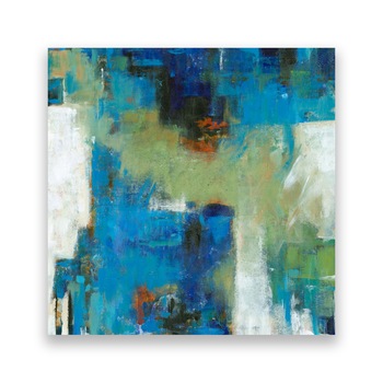 Tablou Canvas - Abstract, Albastru, 80 x 80 cm Tablou Canvas - Abstract, Albastru, 80 x 80 cm
