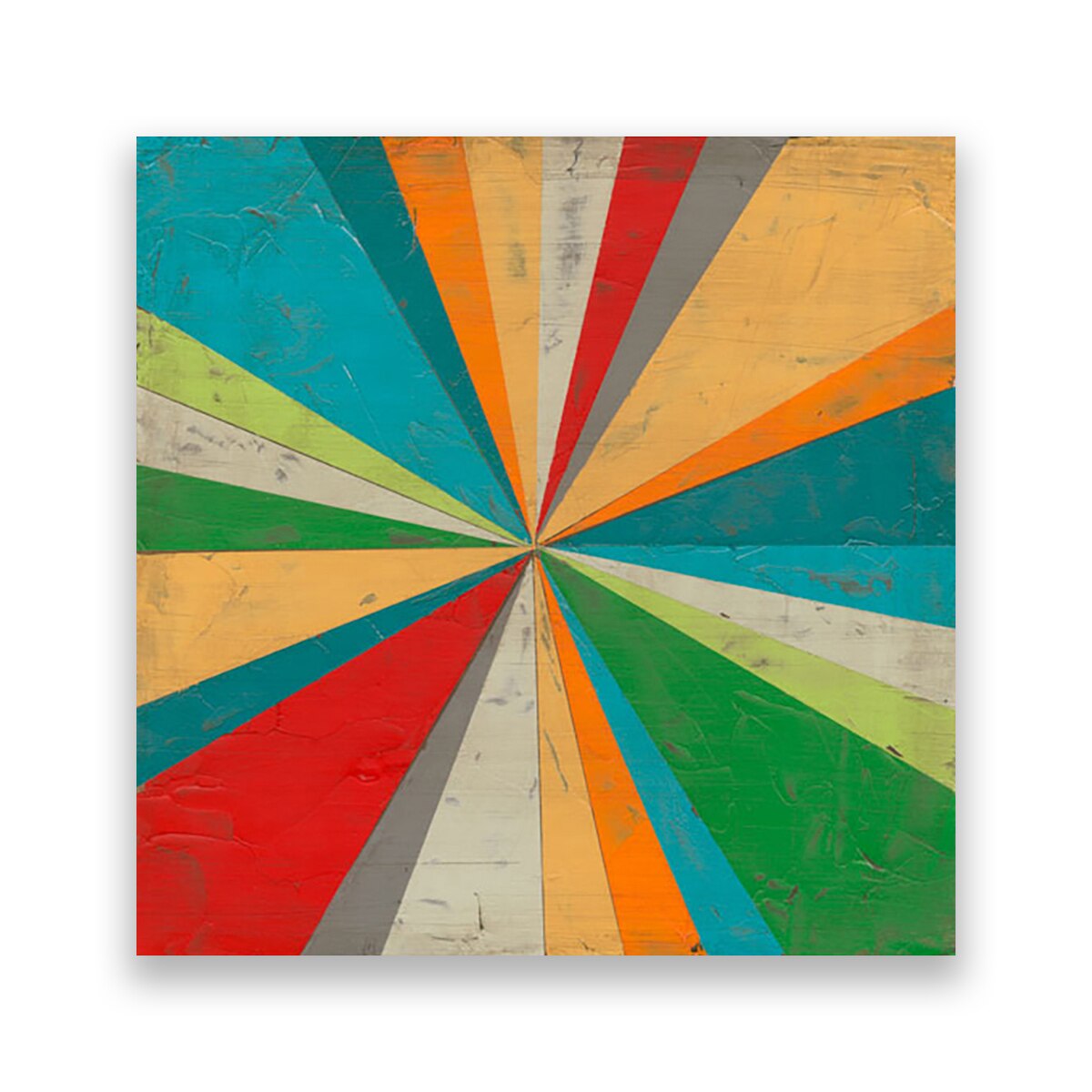 Tablou Canvas - Abstract, Raze, Multicolor, 60 x 60 cm