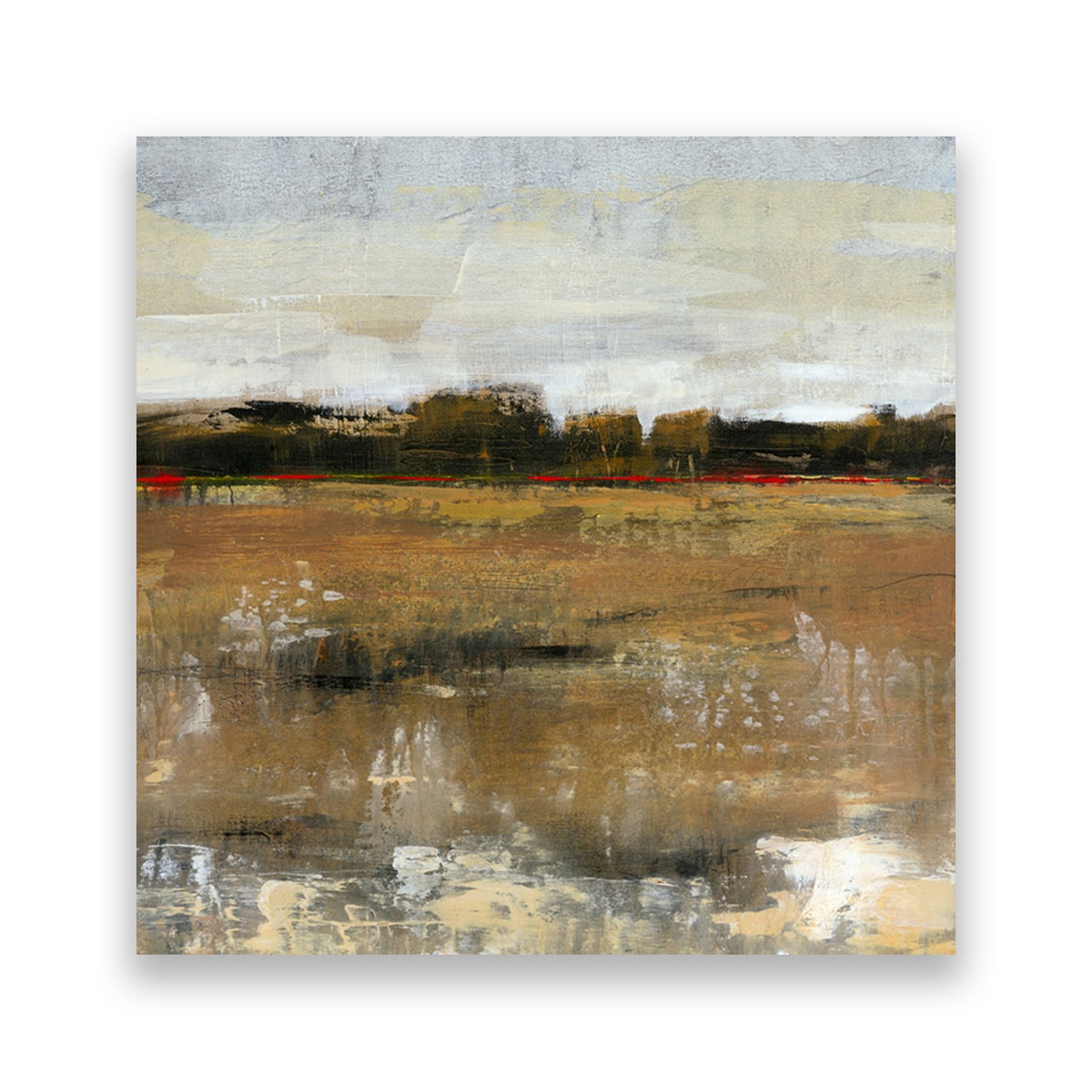 Tablou Canvas - Peisaj, Copaci, Padure, Seceta, 100 x 100 cm