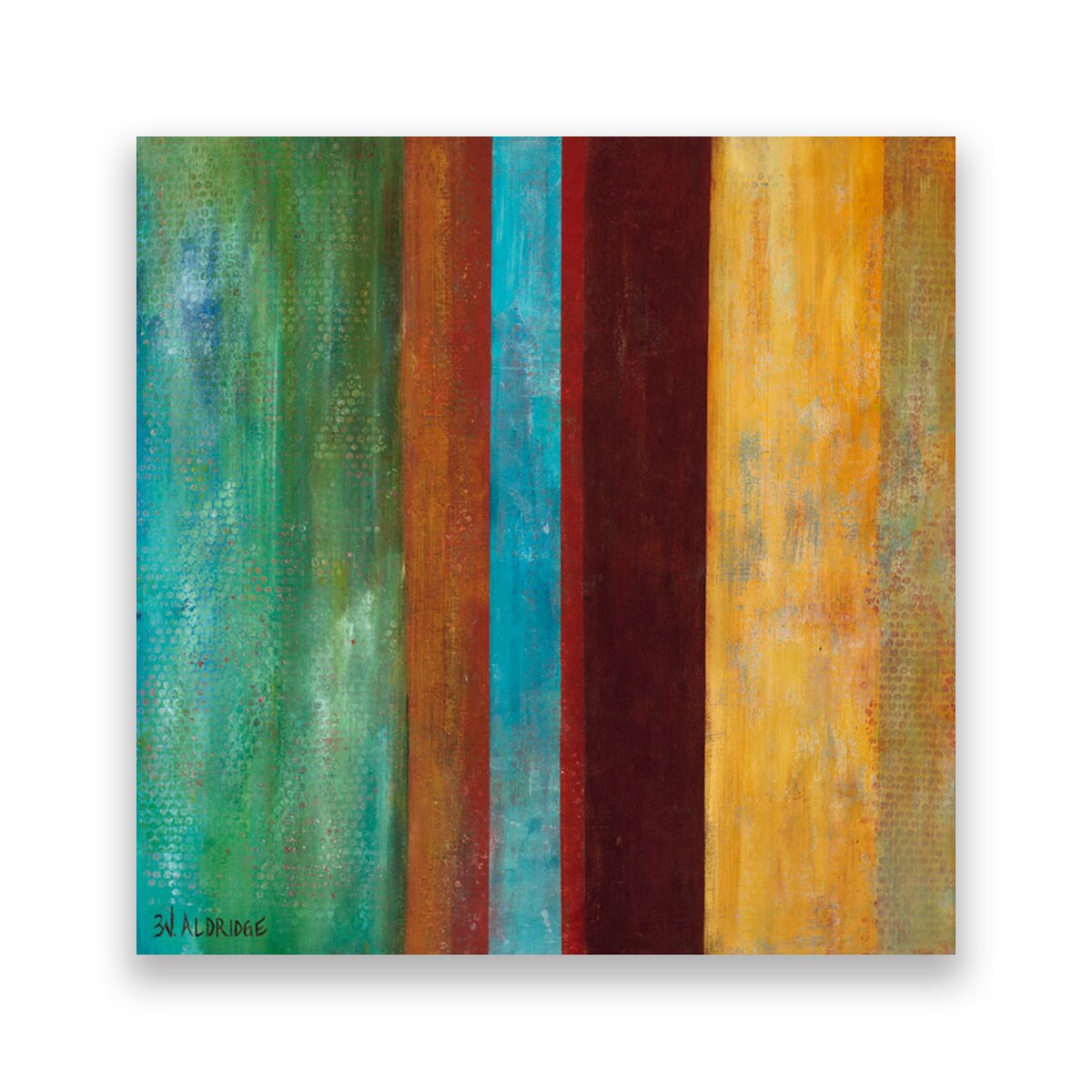 Tablou Canvas - Linii, Abstract, Multicolor, 80 x 80 cm