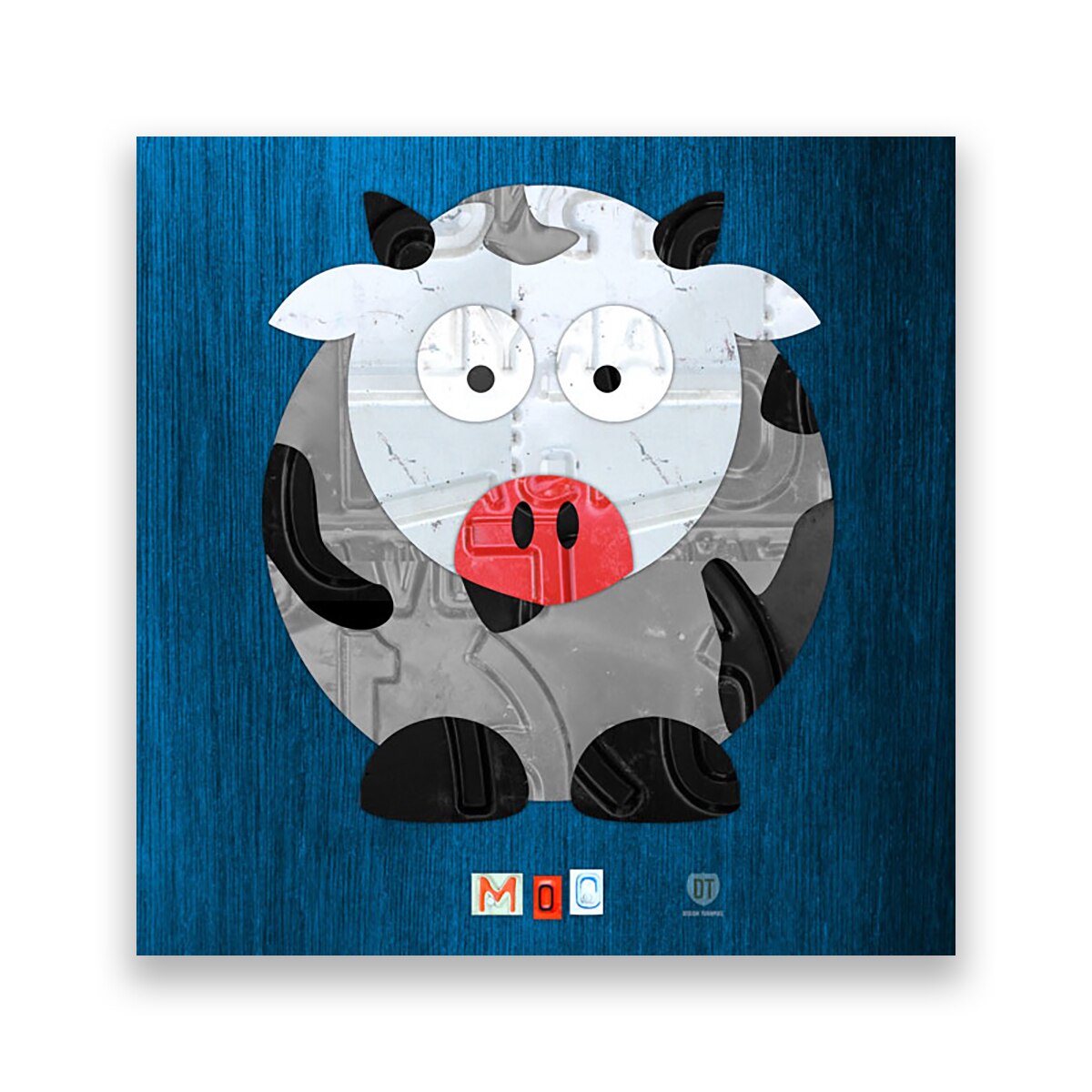 Tablou Canvas - Animale, Vacuta, 80 x 80 cm