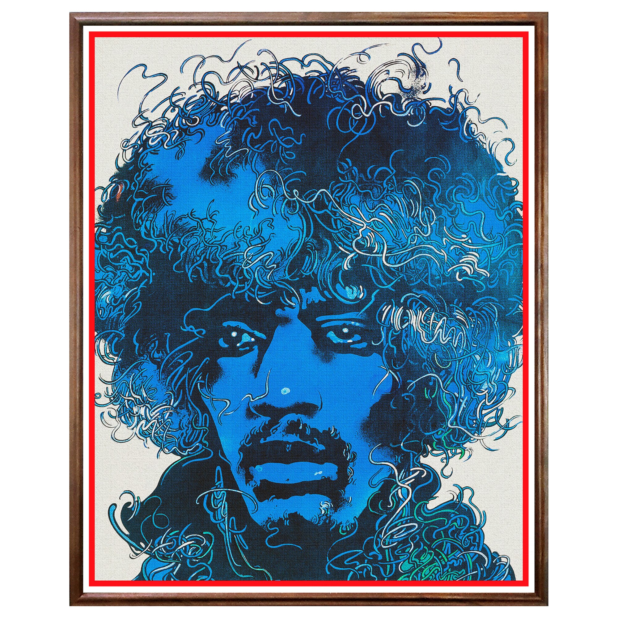 Tablou Poster, Rock Legends 2nd Edition, Jimi Hendrix - RLS-005, 40 x 50 cm