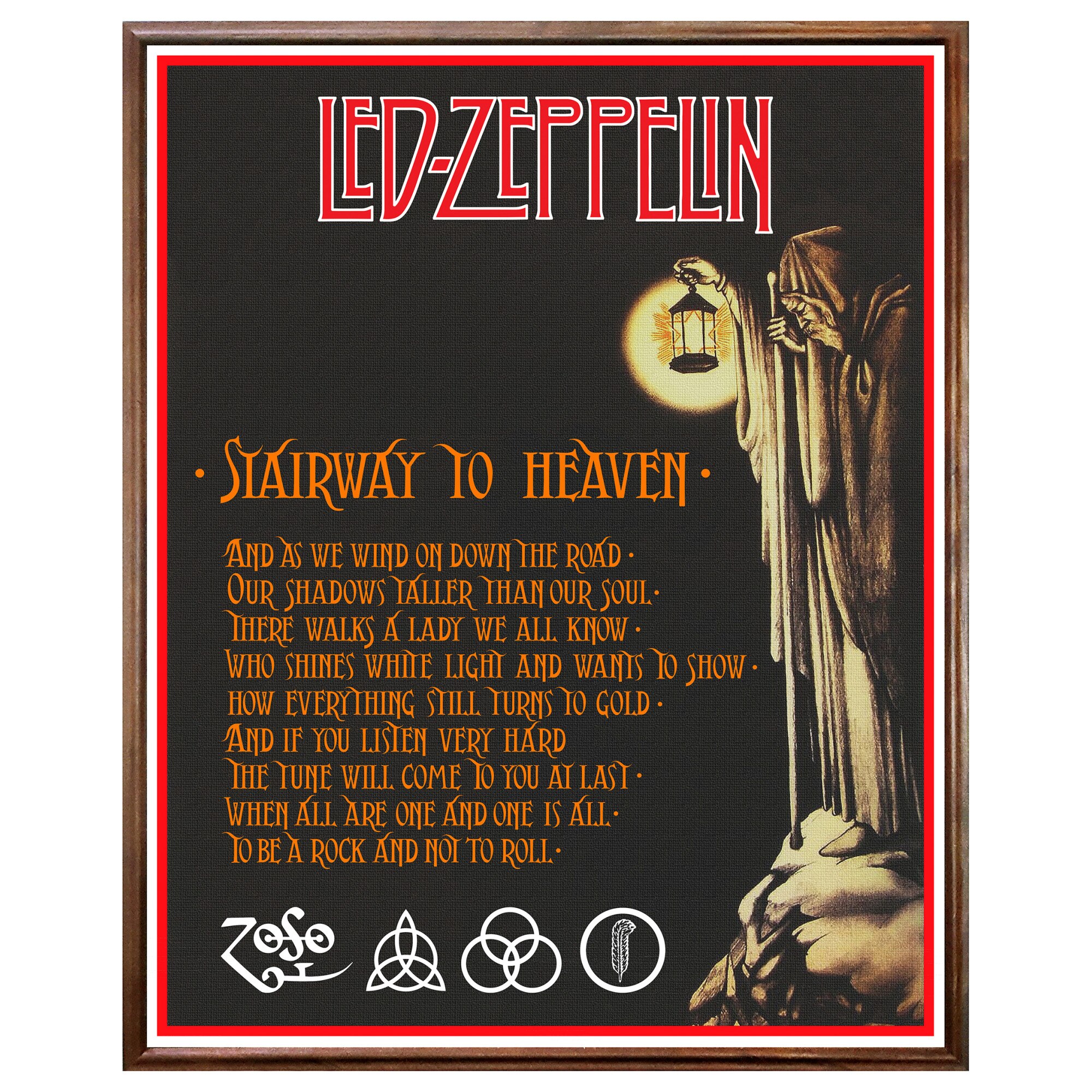 Tablou Poster, Rock Legends 2nd Edition, Led Zeppelin - RLS-002, 40 x 50 cm