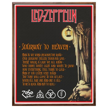 Tablou Poster, Rock Legends 2nd Edition, Led Zeppelin - RLS-002, 40 x 50 cm Tablou Poster, Rock Legends 2nd Edition, Led Zeppelin - RLS-002, 40 x 50 cm