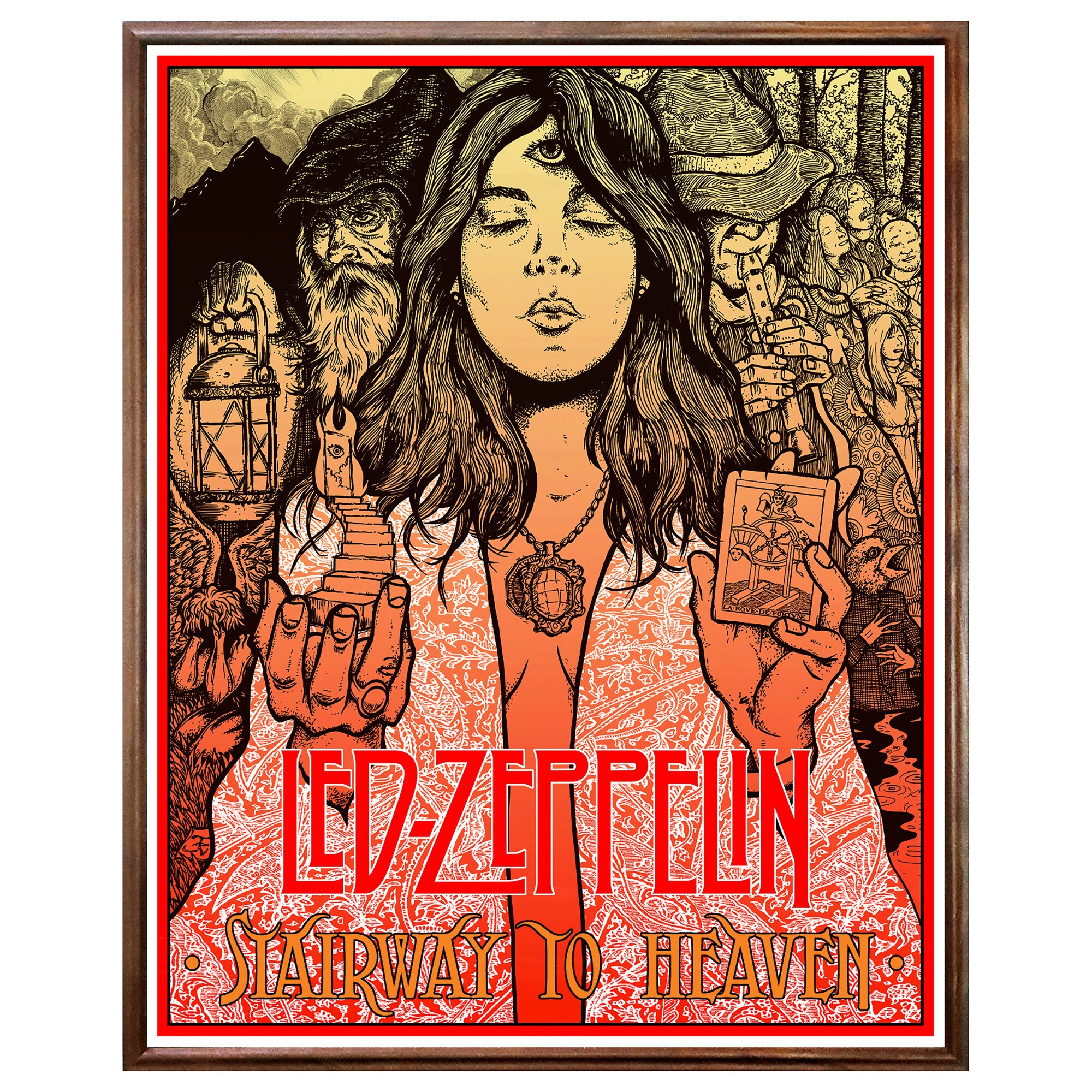Tablou Poster, Rock Legends 2nd Edition, Led Zeppelin - RLS-003, 40 x 50 cm