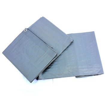 Prelata de acoperire Plast d.o.o., impermeabil, moderat rezistent la UV, argintiu, 10 x 18 m ( 110g/m2 ) Prelata de acoperire Plast d.o.o., impermeabil, moderat rezistent la UV, argintiu, 10 x 18 m ( 110g/m2 )