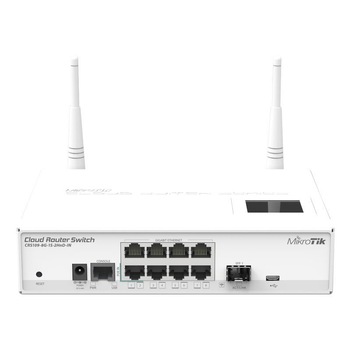 Mikrotik CRS109-8G-1S-2HnD-IN Router, Switch, Gigabit, SFP, Wireless, 2.4Ghz Mikrotik CRS109-8G-1S-2HnD-IN Router, Switch, Gigabit, SFP, Wireless, 2.4Ghz