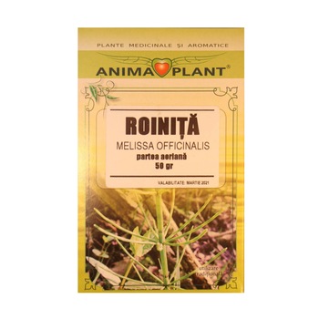 Roinita, Melissa officinalis, partea aeriana, planta maruntita, pentru ceai, 50g Roinita, Melissa officinalis, partea aeriana, planta maruntita, pentru ceai, 50g